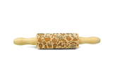 HALLOWEEN PATTERN engraved embossed MINI rolling pin by Wood's Good