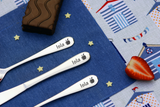 Personalised Engraved Childrens Cutlery Set Christening Birthday Kids Gift Idea - APPLE