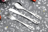 Personalised Engraved Childrens Cutlery Set Christening Birthday Kids Gift Idea - MINIONS Design & ANY TEXT engraving