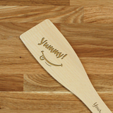 Engraved Personalized wooden SPATULA Yummy! #3