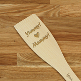 Engraved Personalized wooden SPATULA Yummy Mummy!
