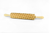 BEAGLE - Engraved rolling pin, embossing rolling pin with dog breed pattern by Wood's Good Made in UK
