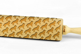 BERNESES MOUNTAIN DOG - Engraved rolling pin, embossing rolling pin with dog breed pattern by Wood's Good Made in UK
