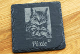 PERSONALISED Engraved Pet Memorial Plaque for Pet Cat Dog Grave Stone Slate Gift