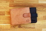 Personalised engraved TAN, DARK BROWN leather Wallet, Personalised wallet, personalised wallet for men, personalised mens wallet, leather wallet, mens leather wallet