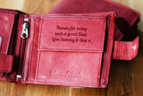 Personalised MONOGRAM engraved burgundy leather Wallet, Personalised wallet, personalised wallet for men, personalised mens wallet, leather wallet, mens leather wallet, NAME wallet