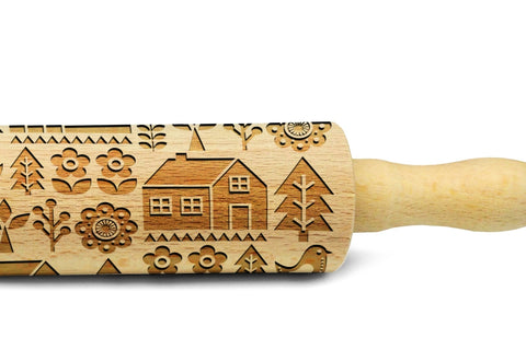 Folklore Embossing Rolling Pin - Lee Valley Tools