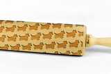 DOG BREEDS – Embossing wooden BIG rolling pin