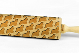 AMERICAN COCKER SPANIEL - Engraved rolling pin, embossing rolling pin with dog breed pattern by Wood's Good Made in UK