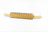 BORDER TERRIER - Engraved rolling pin, embossing rolling pin with dog breed pattern by Wood's Good Made in UK