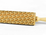 DOG BREEDS – Embossing wooden BIG rolling pin