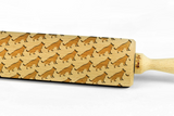 DOG BREEDS – Embossing wooden BIG rolling pin