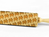 DOG BREEDS – Embossing wooden BIG rolling pin