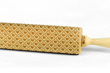 HEART PATTERN engraved embossed BIG rolling pin by Wood's Good hearts embossing rolling pin valentines day